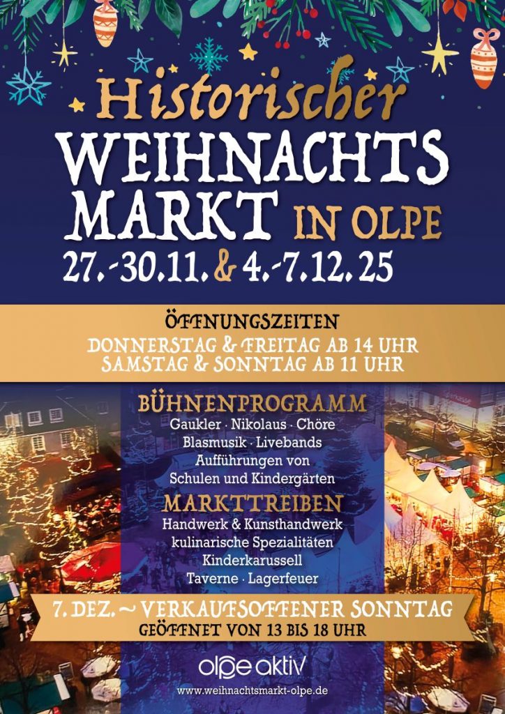 Weihnachtsmarkt Olpe 2025
